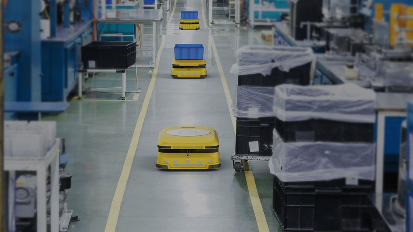 Automatisierungenfür Anwendungen mit fahrerlosen Transportfahrzeugen und autonome Roboterfahrzeuge (AMR)